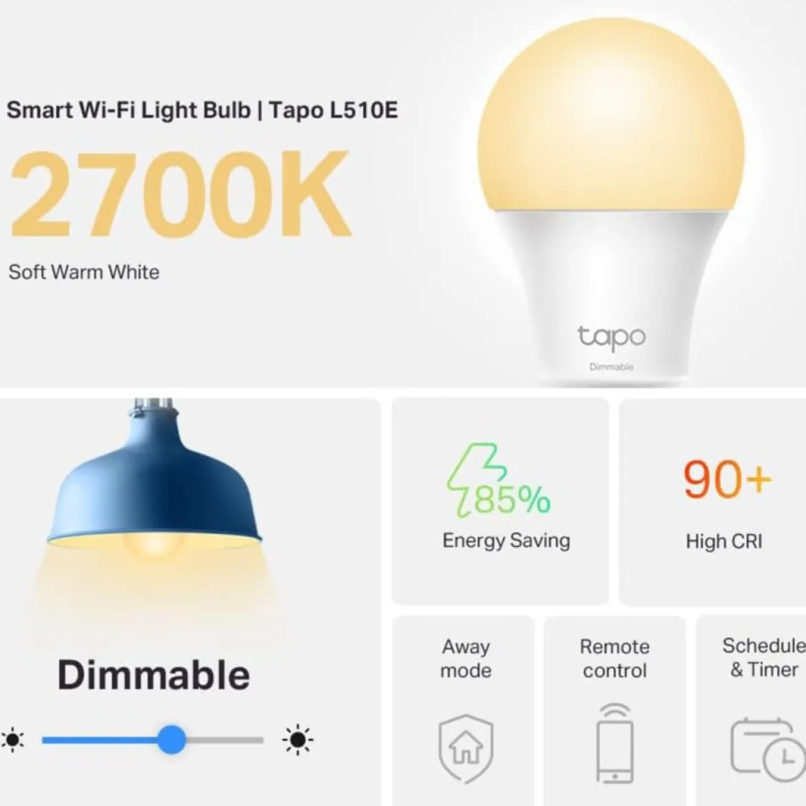 TP-link Tapo Smart wifi LED-pære