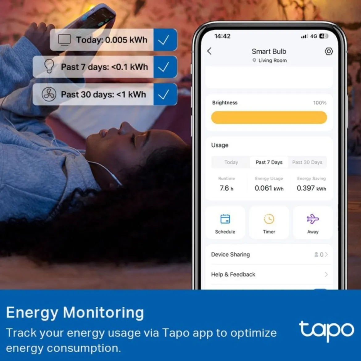 TP-link Tapo Smart wifi LED-pære