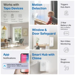 TP-link Tapo T30 KIT - Smarte sensorer til et tryggere og mere behageligt hjem