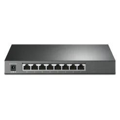 TP-link TL-SG2008P Administrerbar gigabit switch med 8 porte, heraf 4 PoE+ porte.