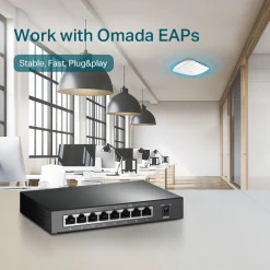 TP-link TL-SG1008P PoE+-gigabitswitch 8 porte