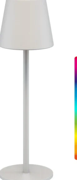 Trådløs LED-bordlampe – RGBW – hvid
