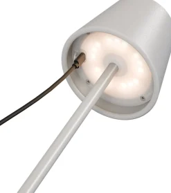 Trådløs LED-bordlampe – RGBW – hvid