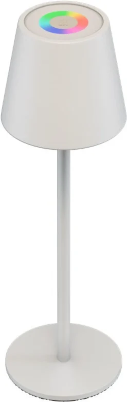 Trådløs LED-bordlampe – RGBW – hvid