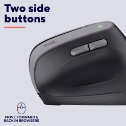 Trust Bayo II Ergonomisk trådløs mus