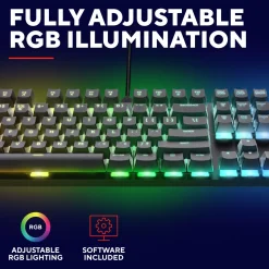 Trust GXT 871 Zora Mekanisk Gamingtastatur