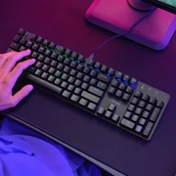 Trust GXT 871 Zora Mekanisk Gamingtastatur