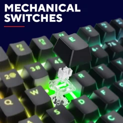 Trust GXT 871 Zora Mekanisk Gamingtastatur