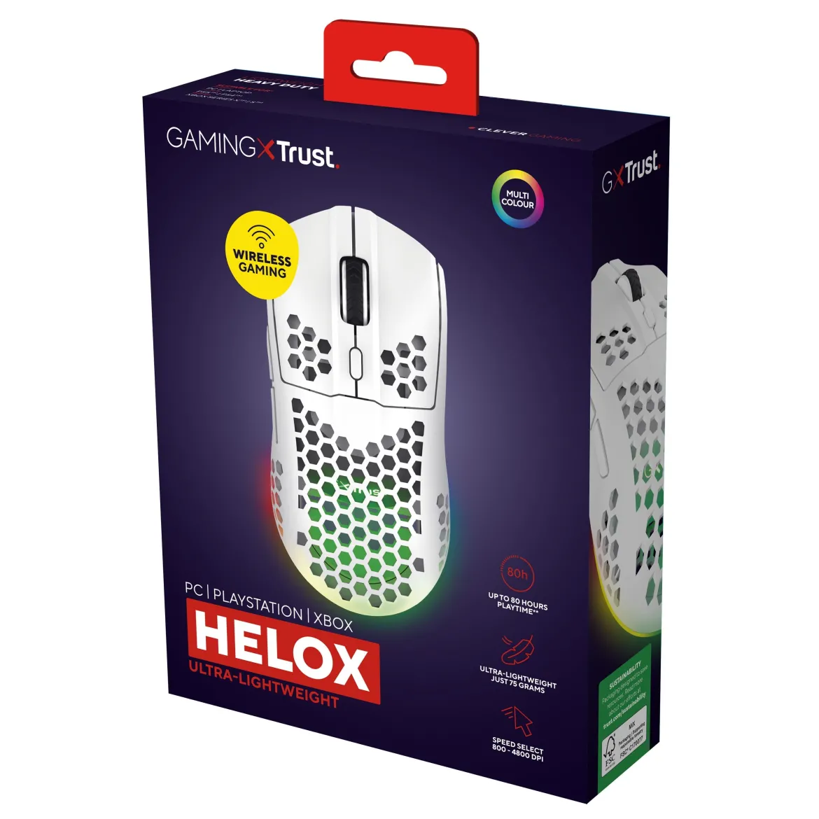 Trust Helox GXT929 Trådløs - Hvid