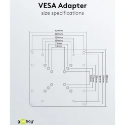 TV-vægmonteringsadapter VESA-konverter