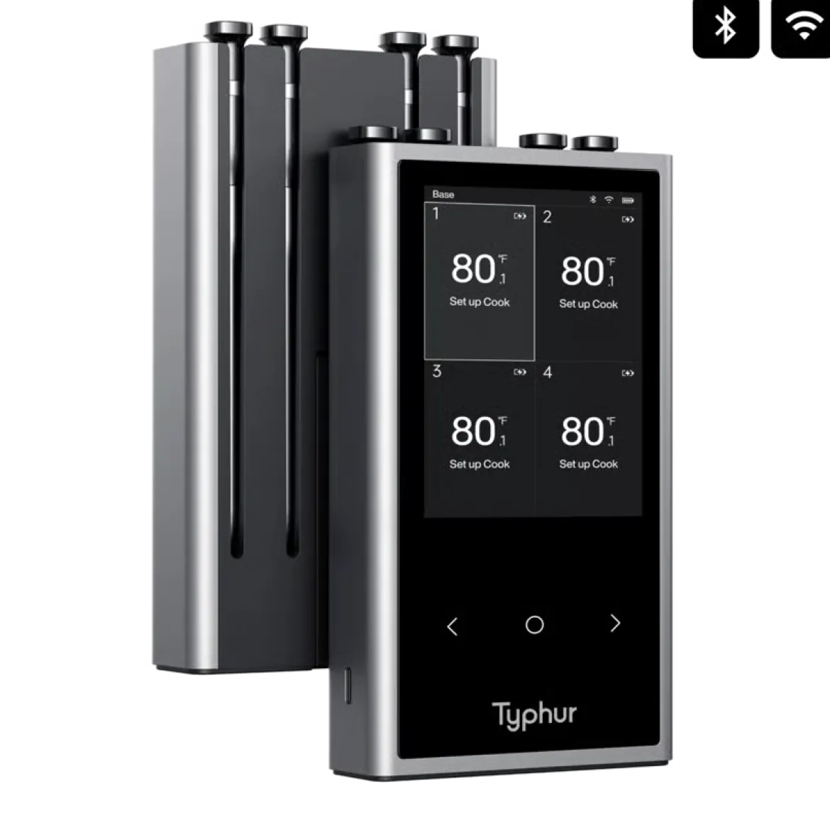 Typhur Sync Quad trådløs stegetermometer med fire sonder
