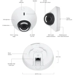 Ubiquiti G5 Dome - PoE-overvågningskamera