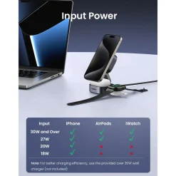 Ugreen Qi 2 3-i-1 oplader