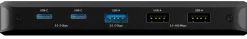 Unisynk 10-ports USB-C-hub med 140 W pass-through - Sort