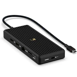 Unisynk USB-C-Hub 12 porte 8K til dobbelt skærme
