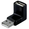 USB-adapter vinkel - USB-A han til USB-A hun