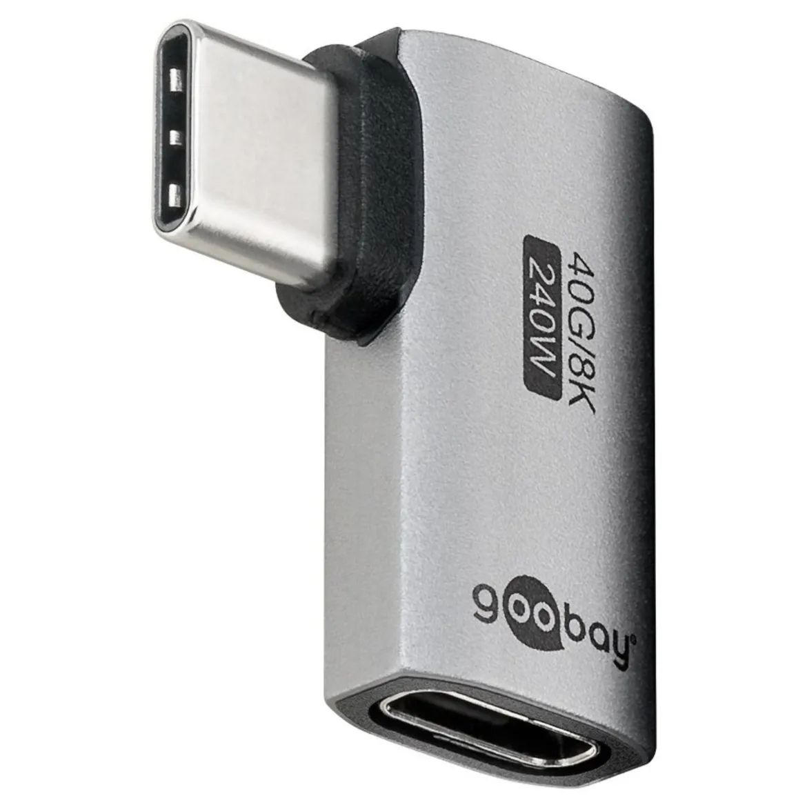 USB-C-adapter med 90° horisontal vinkel - USB4