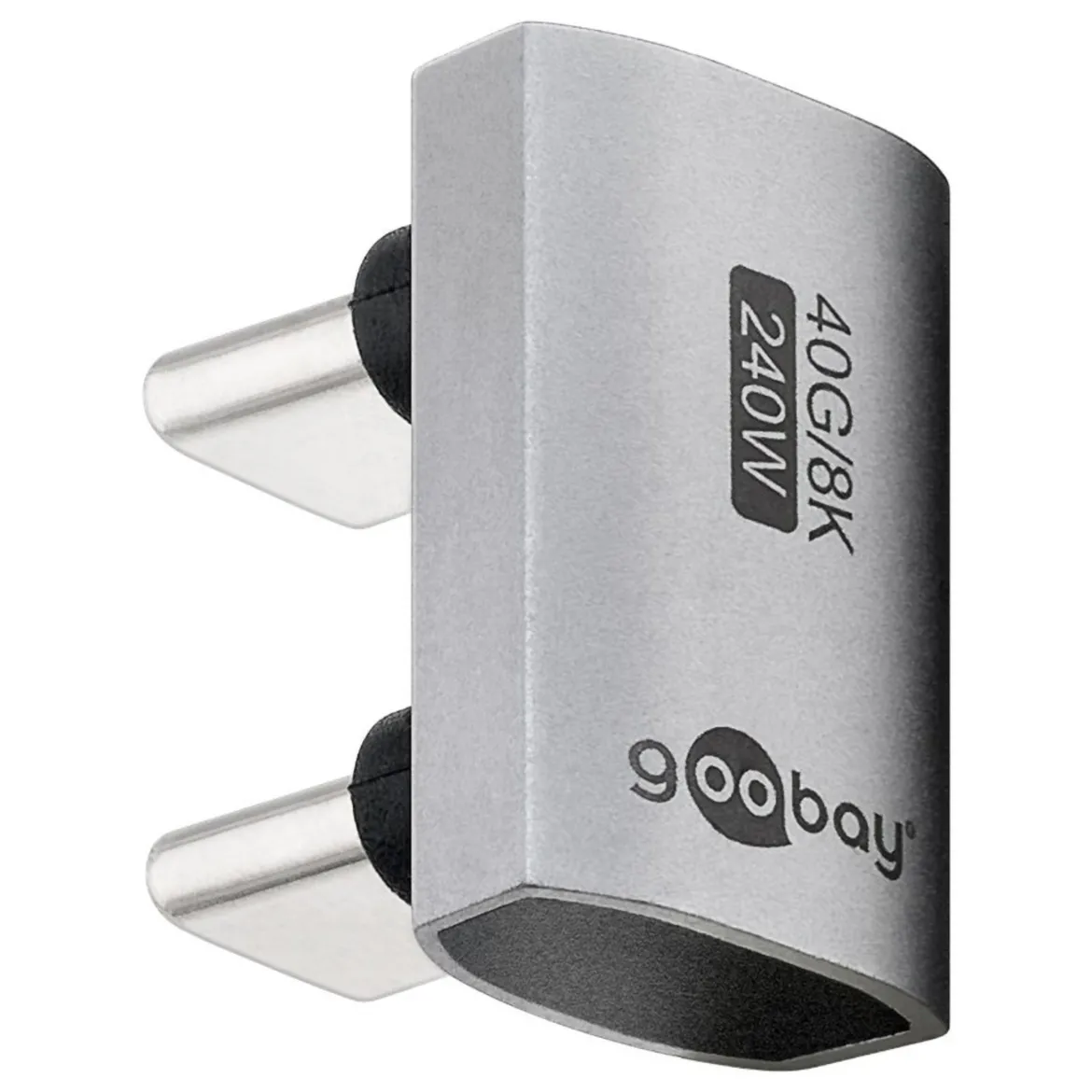 USB-C-adapter 180° U-formet med USB4