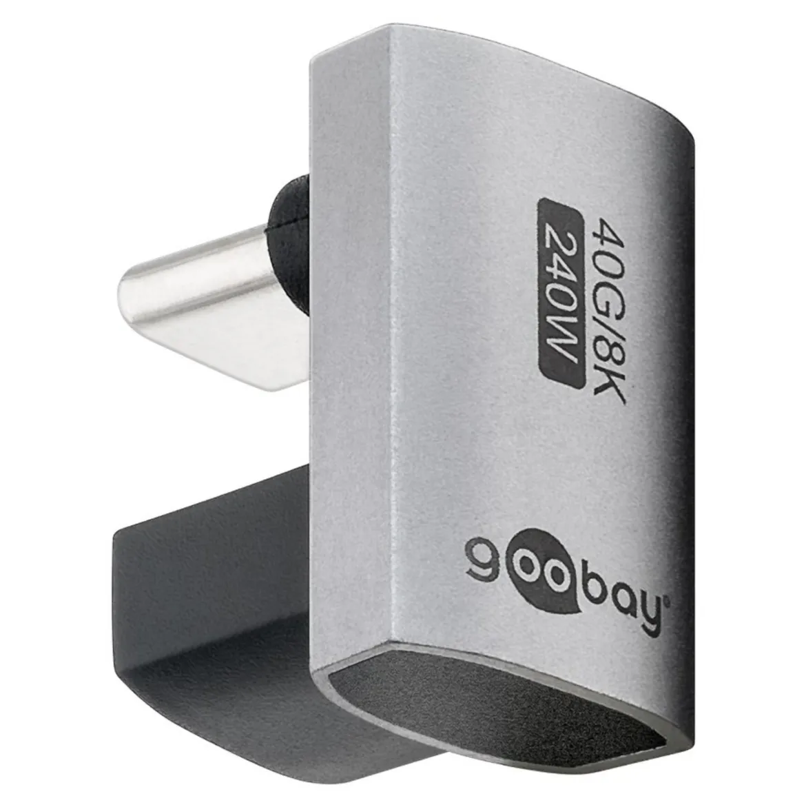 USB-C-adapter 180° U-formet med USB4-understøttelse