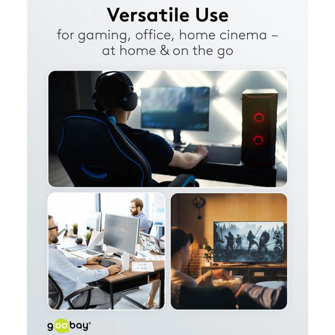 USB-C-adapter 180° U-formet med USB4-understøttelse