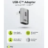 USB-C-adapter 90° vinklet med USB4-understøttelse