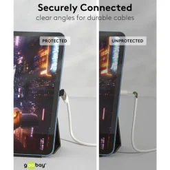 USB-C-adapter 90° vinklet med USB4-understøttelse