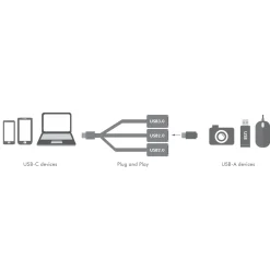 USB-C Hub 3-ports