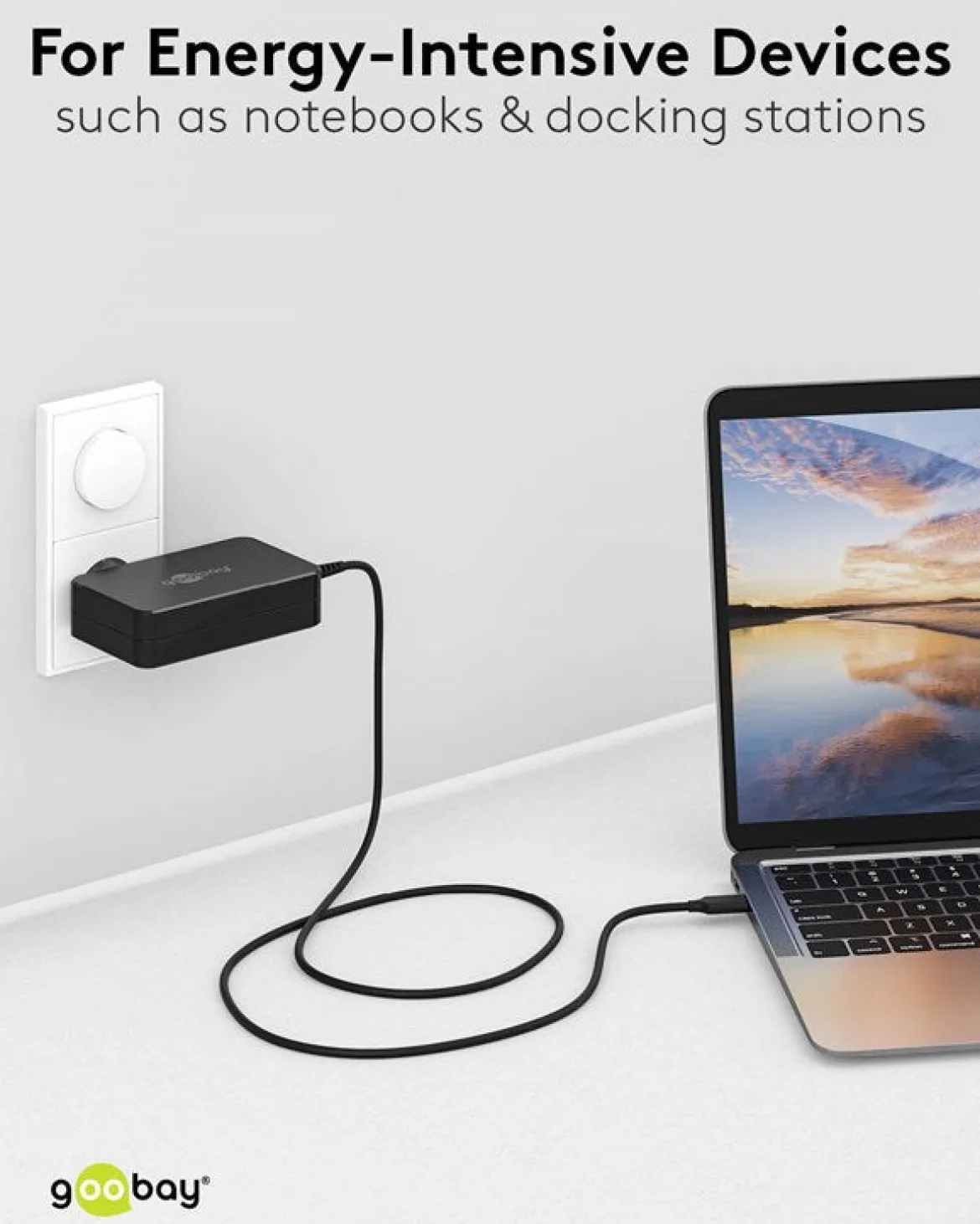 USB-C oplader til bærbar computer 90W
