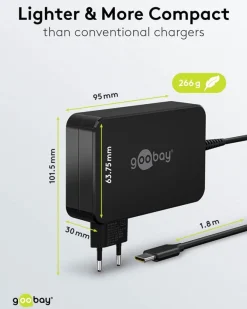 USB-C oplader til bærbar computer 90W