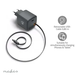 USB-C Oplader - 30W - 0.75M