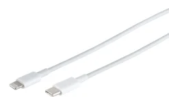 USB-C til Lightning-kabel - Hvid - 0,5 m
