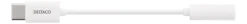USB-C til 3,5 mm-adapter, aktiv med DAC