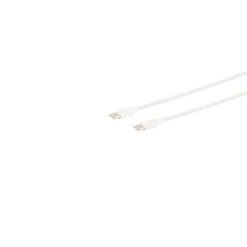 USB-C til USB-C - Hvid - 2 m