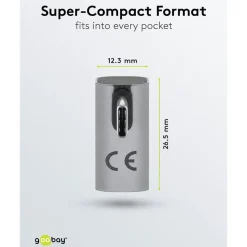 USB-C-vinkeladapter 90° med USB4-understøttelse