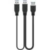 USB 5 Gb/s-adapter med ekstra strømforsyning