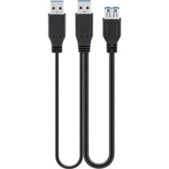 USB 5 Gb/s-adapter med ekstra strømforsyning