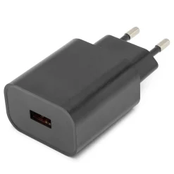 USB-oplader Quick Charge 3.0 18 W - Sort