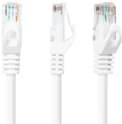 UTP-kabel Cat 6 Hvid - 15,0 m
