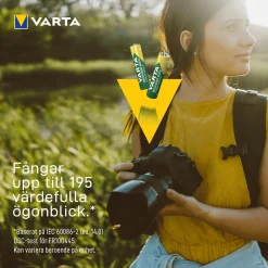Varta Genopladelige AAA-batterier 1000 mAh 4-pakke