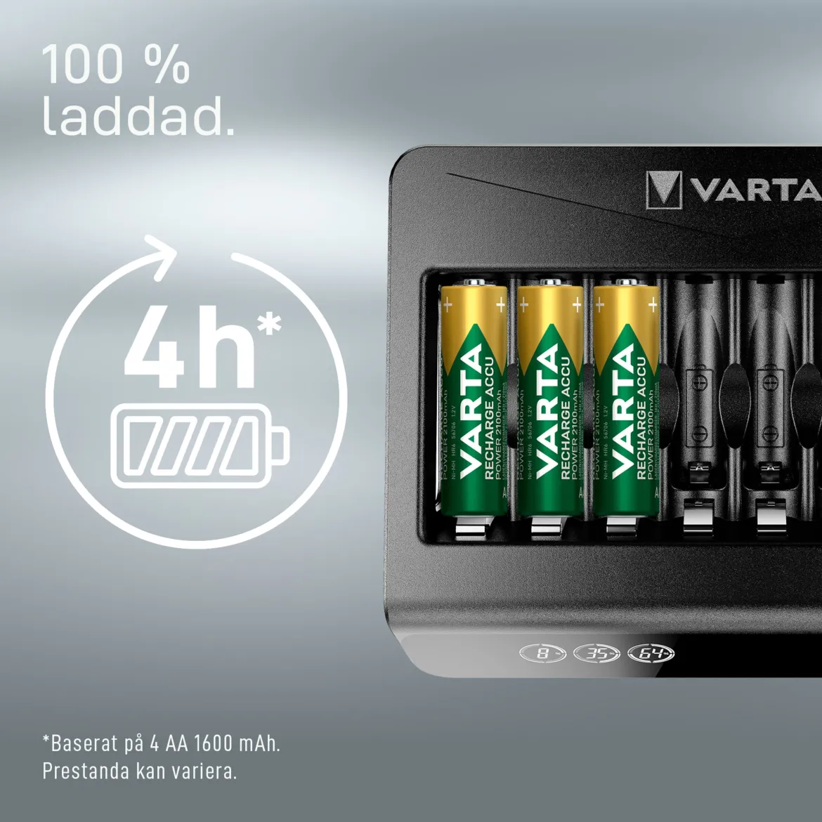Varta LCD Multi Oplader+ Batterioplader