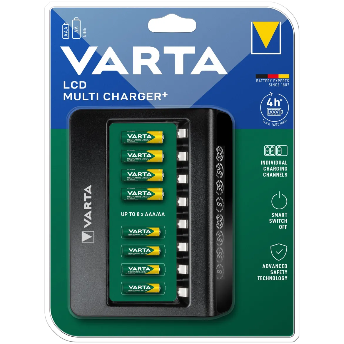 Varta LCD Multi Oplader+ Batterioplader