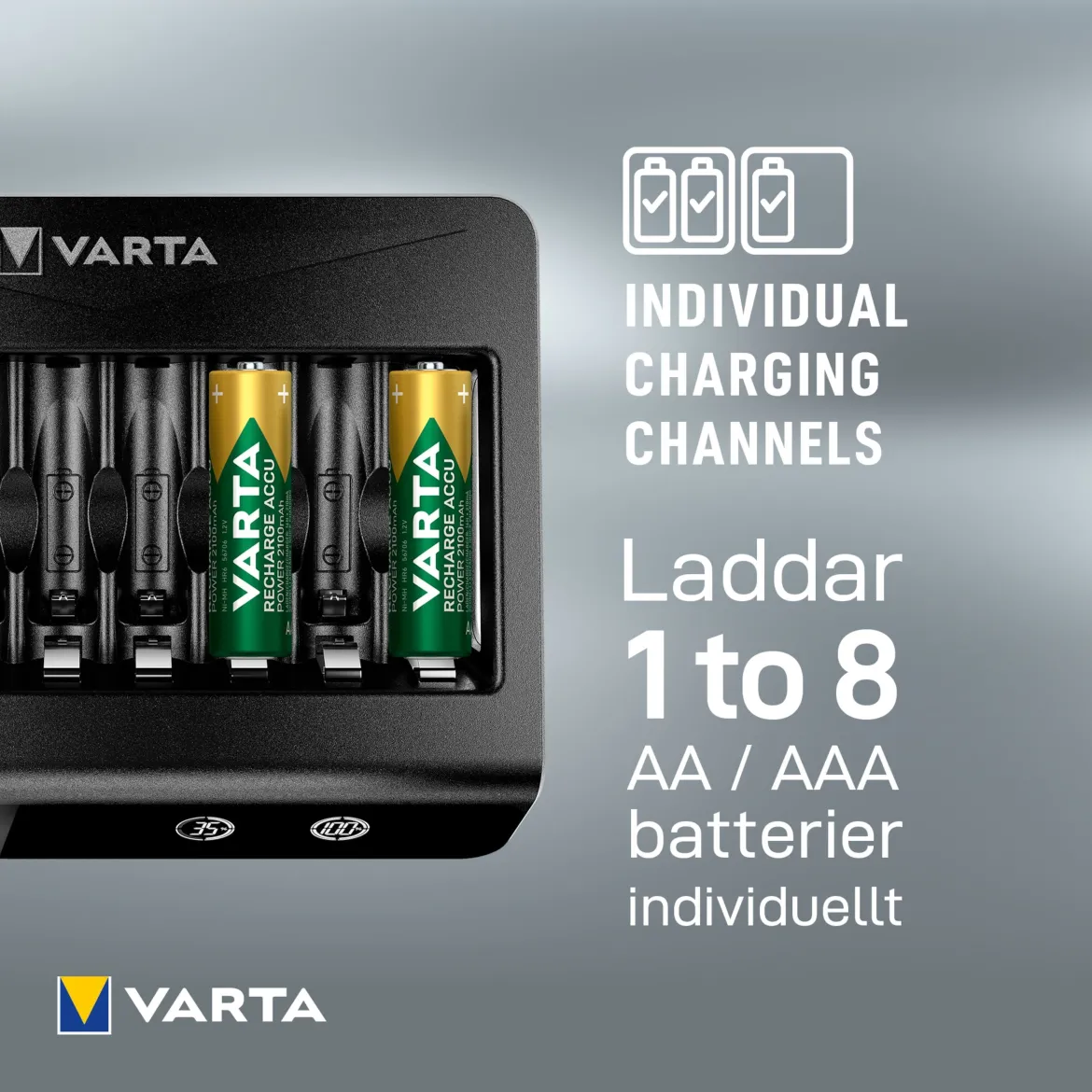Varta LCD Multi Oplader+ Batterioplader