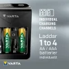 Varta LCD-stikoplader + Batterioplader