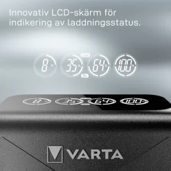 Varta LCD-stikoplader + Batterioplader