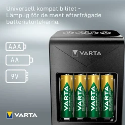 Varta LCD-stikoplader + Batterioplader