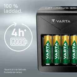 Varta LCD-stikoplader + Batterioplader