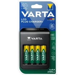 Varta LCD-stikoplader + Batterioplader