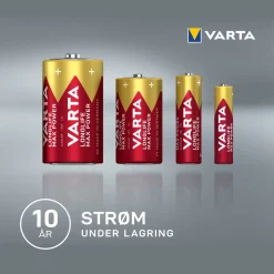 Varta Longlife Max Power AAA-batterier 4-pakning
