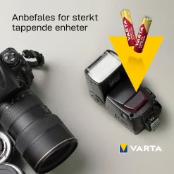 Varta Longlife Max Power AAA-batterier 8-pakke