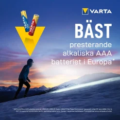 Varta Longlife Max Power AAA-batterier 8-pakke